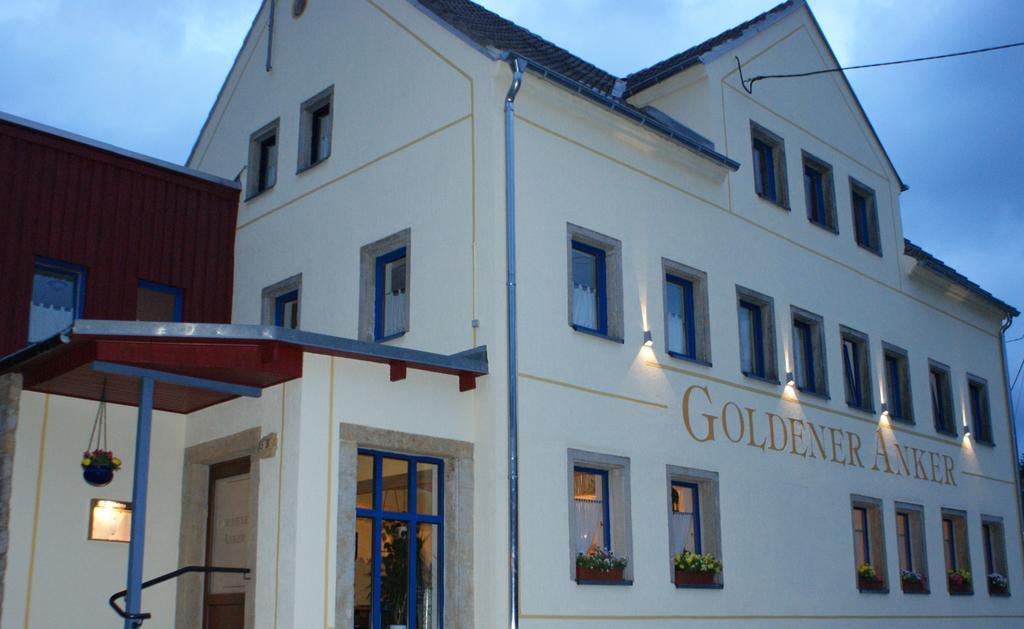 Pension Goldener Anker Reinhardtsdorf-Schona Eksteriør billede